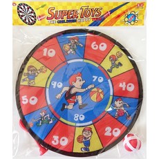 SUPER TOYS 兒童飛鏢布標靶, 1個, 隨機