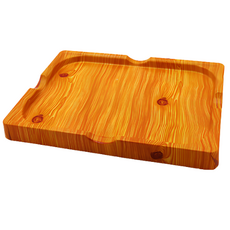 사각 쟁반받침대 나무무늬 (중/대), 1개