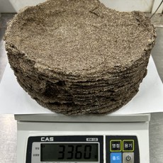 볶지않고 찐 통들깻묵 3kg / 방앗간 찐깻묵 / 낚시용 밑밥 / 가축 고급사료, 1개