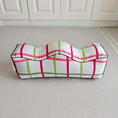 임산부 다리베개 다리지지 수면 쿠션 곡선형, 55x17x17cm, 클래식 플래드