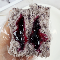 잇츠떡 블루베리 설기떡 백설기 맛집 부모님 간식 답례 명절 선물, 80g, 10개