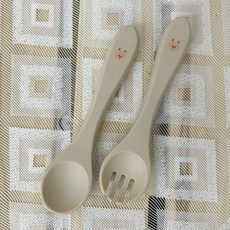 兒童學習湯匙餐具, 小兔-飯匙組合, 1個