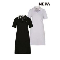 네파 여성 오픈넥 폴로 반팔 원피스 레귤러핏 7J45249
