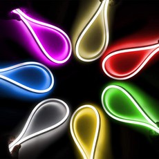네온플렉스50cm (6mmX12mm) LED줄조명 줄네온 간접조명 DC12V, 레몬
