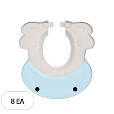 톨스토이 개구리 유아 샴푸캡, 블루, 8개