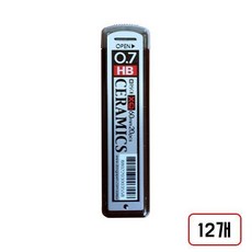 동아)XQ세라믹 샤프심, (0.7mm/HB/20피스/M508322), 12개