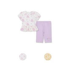 [백화점 정품] 25SS 탑텐키즈 MKF3IP2301 여아) 유아 쿄니 크링클 레깅스 셋업