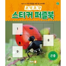 조각조각 스티커 퍼즐북 2: 곤충:우리 아이 두뇌 발달을 위한 첫 스티커북!, 싸이클(싸이프레스)
