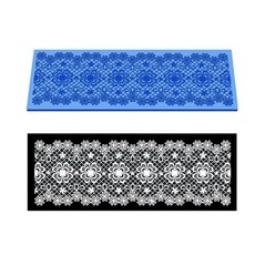 Si-0017 蕾絲矽膠模具︱黏土模具 DIY 矽膠裝飾模 矽膠模具 蕾絲模具︱麥手作, Si-0017 蕾絲矽膠模具, 1個
