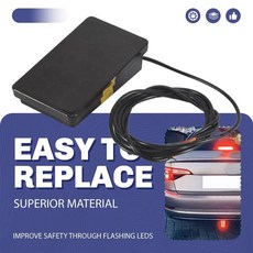 자동차 브레이크 라이트 스타일 쉘 파일럿 후면 스포일러 테일, 기본, 1. Black Shell