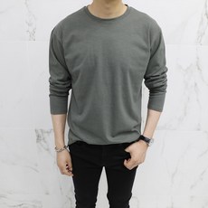 Ador Classic 4 色斯拉夫棉素色基本款圓形長袖 T 卹
