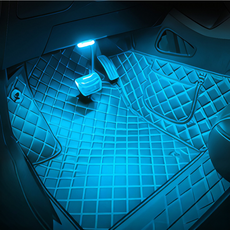 磁吸爆亮尋物燈 LED觸摸燈 觸控燈 閱讀燈 櫥櫃燈 汽車 拍拍燈 照明燈 觸碰燈, Micro插頭款, 冰藍光