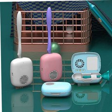 칫솔케이스 휴대용 칫솔 살균기 여행용 칫솔관리 UV LED 건조팬 케이블충전 KC인증 79000EA 1EA, 칫솔살균기, 화이트