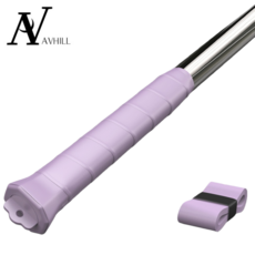 아브힐 강도조절 소리나는 배드민턴 라켓 빈스윙 휴대용 연습 스틱, 1개, 스윙연습기 퍼플