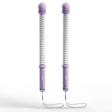 메인워크 가정용 강도조절 배틀로프 홈트 크로스핏 유산소 전신 로프 운동기구, 퍼플