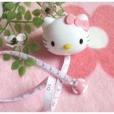 캐릭터 자동 줄자 휴대용줄자 키링줄자, 키티, 1개, 100cm