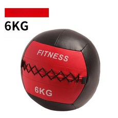 메디신볼 중량볼 35cm 2kg 크로스핏 슬램볼 홈트, 컬러블록 6kg, 1개