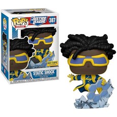 Funko 펀코팝 DC 코믹스 저스티스 리그 팝 히어로즈 스태틱 쇼크 피규어 핫 토픽 독점 멀티 논, Funko 펀코팝 DC 코믹스 저스티스 리그 팝 히어로