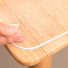 자시민 PVC 식탁 테이블 매트, 반투명, 1개, 1400 X 800 X 1mm