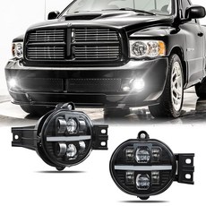 OFFROAD DOT 안개등 1500 RAM 2002 LED DODGE 승인 어셈블리, Black 2