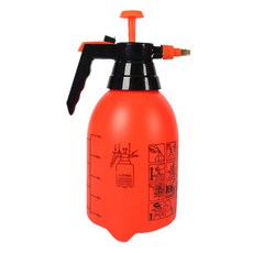 高壓噴壺，多種噴灑模式，居家園藝清潔消毒適用, 2L-橘色, 1個