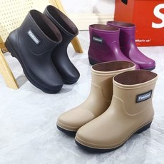 2500배송 방수장화 여성 미들 레인부츠 235-255 여성장화 발목장화 주방 여성 작업화 여름 워터슈즈 07