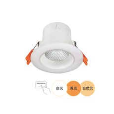 舞光 DANCELIGHT 壁切三段調色晶透崁燈, 1個