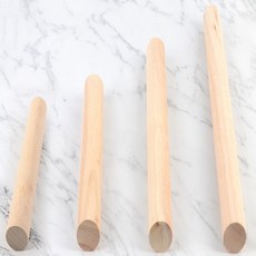 누로아 원목 밀대 제과제빵도구 베이킹밀대, 미니