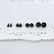 [태양이네] 블랙아이/인형눈/1.8mm/3mm/4mm/5mm/10쌍