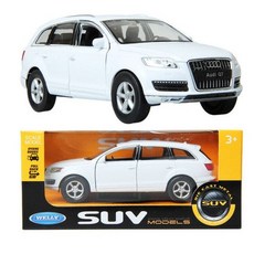 웰리 SUV 1-32 2010 아우디 Q7 미니카, 화이트, 1개
