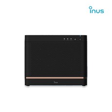 이누스 에어 항균 공기청정기 원룸 소형 화장실 새니타이져 (탈취 기능 탑재), 블랙