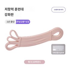 필라테스 보조 홈트 스트랩 스트레칭 밴드 힙 운동 다리찢기 유연성 베이직 하체, 핑크20파운드(입문스트레칭)저항약4.5-9kg