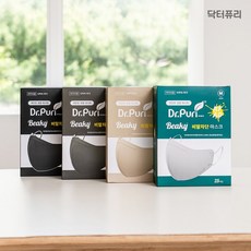 닥터퓨리 KFAD 비키 비말차단 새부리형 마스크 25매 (대형/중형) 컬러마스크, 대형, 베이지