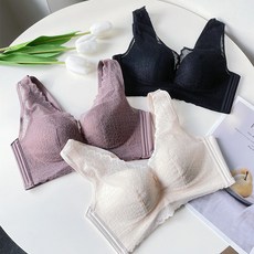 Cerotich 乳木棉無鋼圈內衣 舒適透氣 小胸聚攏蕾絲文胸 收副乳防下垂胸罩 26新款