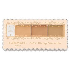 CANMAKE 三色遮瑕盤, 1個, 02自然杏膚色(適合一般皮膚)