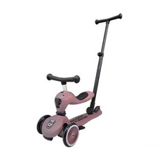 Scoot&Ride Highwaykick 1 二合一兒童滑步車/滑板車, 莓果, 1個