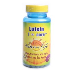 Nature's Life 葉黃素膠囊, 1罐, 60顆