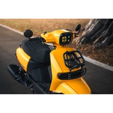 翔哥精選 Ghost SUI 書包架 可達鴨 鈴木 黑鐵 鋁合金黑化 置物架 方向燈保桿 飾片 保桿, 書包架（黑鐵）,書包架+專用內鐵