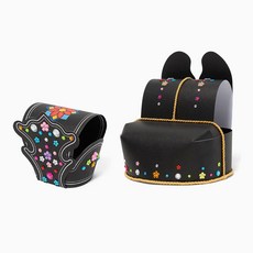 바오바론 종이 족두리 익선관 전통 만들기 새해 설날 초등만들기 재료, 1개, 전통만들기(종이족두리)