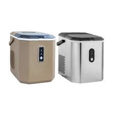 SANSUI 山水 微電腦自動子彈製冰機 急速製冰 自動清洗 1.3公升 附收納袋, 不鏽鋼原色