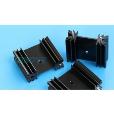 小白的生活工場 三極管散熱片 小梅花 IC發黑鋁型材散熱器