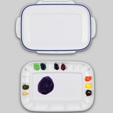 다용도 미술 휴대용 물감 파렛트 아크릴 파레트 25칸, 1개, 상세페이지 참조