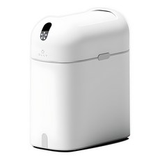 OLLY 氣味阻隔感應式垃圾桶 9L, 白色