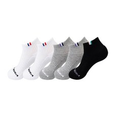 판테라 파일 단목 양말 5족 세트, 5개, 혼합구성