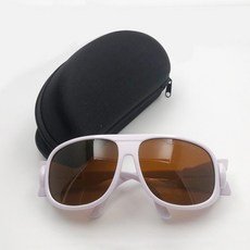 鐳射激光防護眼鏡 洗眉紋身紅外綫1064皮秒532打標焊接護目鏡夾片 脫毛美容儀器護目鏡電焊紅光勞保眼鏡, 白色 （RBJ-4）, 1個