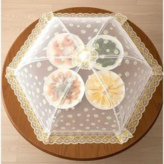 트위니아 원터치 메쉬 푸드커버 밥상보 음식 덮개, 1개
