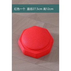강 건너기 돌 균형 감각 유치원 체력 훈련 장비 어린이 집 야외 장난감, B. 빨강 1개 27.5x12cm, 1개