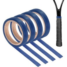 땀 흡수 그립 테니스 라켓 손잡이 교체 피클볼/배드민턴/스쿼시용 마감 테이프 PVC 랩, Blue