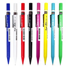 펜텔 아인샤프 A125 0.5mm 8컬러, 노랑 A125-AG