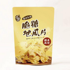 金山藷童瑤 麥芽脆糖地瓜片 醇香肉桂, 140g, 1包